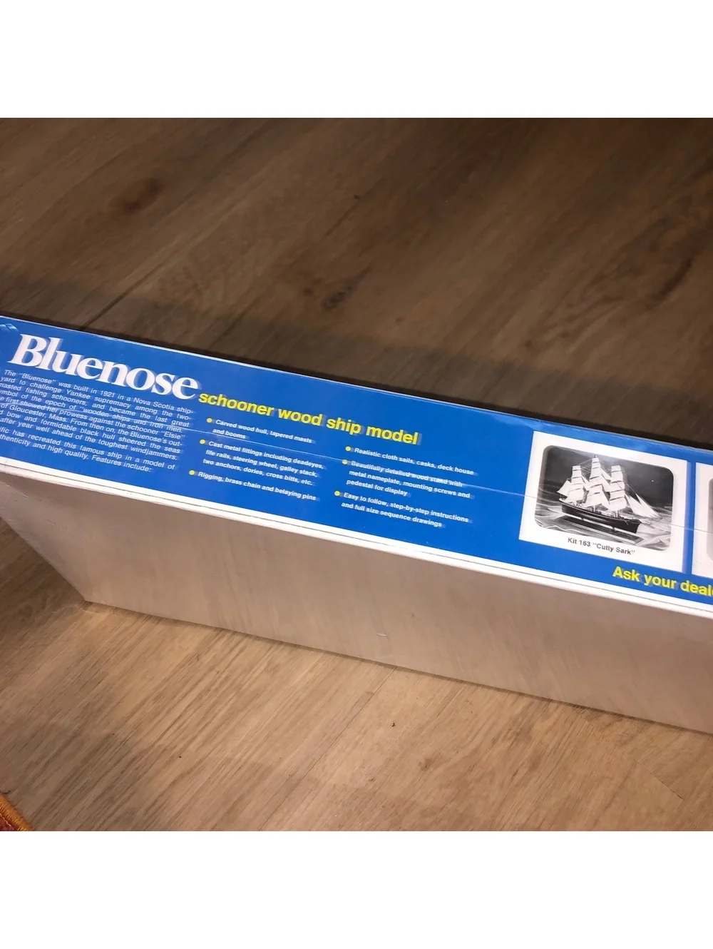 SCHOONER BLUENOSE MODEL WOOD SHIP SCIENTIFIC 24” KIT #164 BOAT NEW SEALED IN BOX